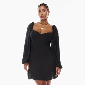 Wilfred Novella Dress Black - Size 10